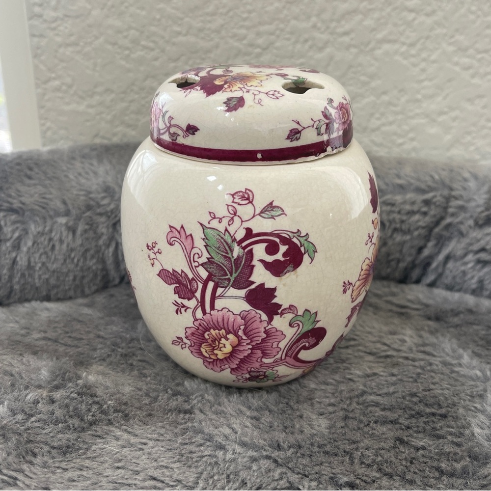 Vintage Richard porcelain Ginger Jar for spices